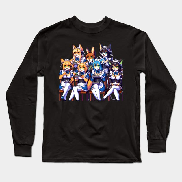 anthro Long Sleeve T-Shirt by vaporgraphic